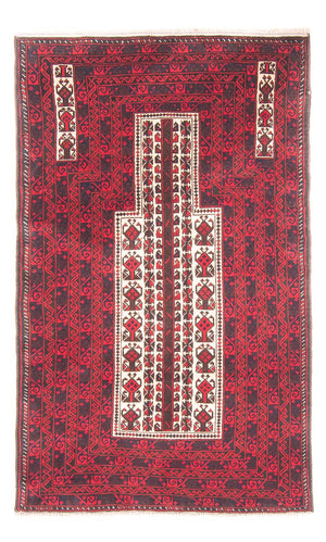 Baluch tapijt - Gebedskleed - 154 x 89 cm - beige