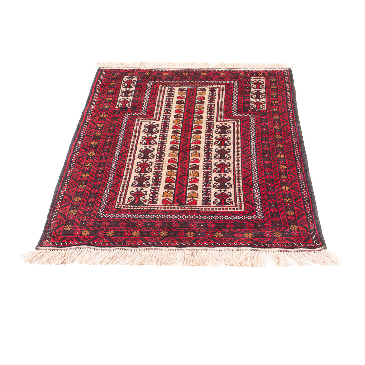 Baluch tapijt - Gebedskleed - 140 x 84 cm - beige