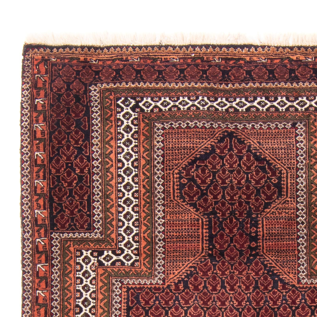 Baluch tapijt - Gebedskleed - 148 x 90 cm - blauw