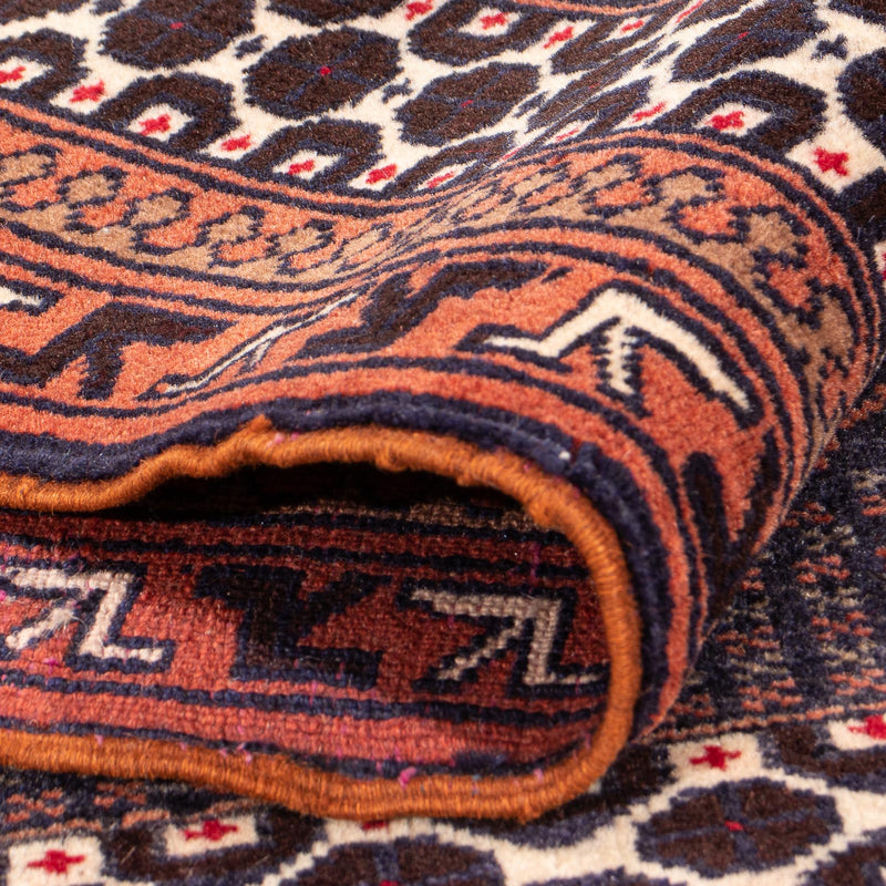 Baluch tapijt - Gebedskleed - 138 x 95 cm - roest