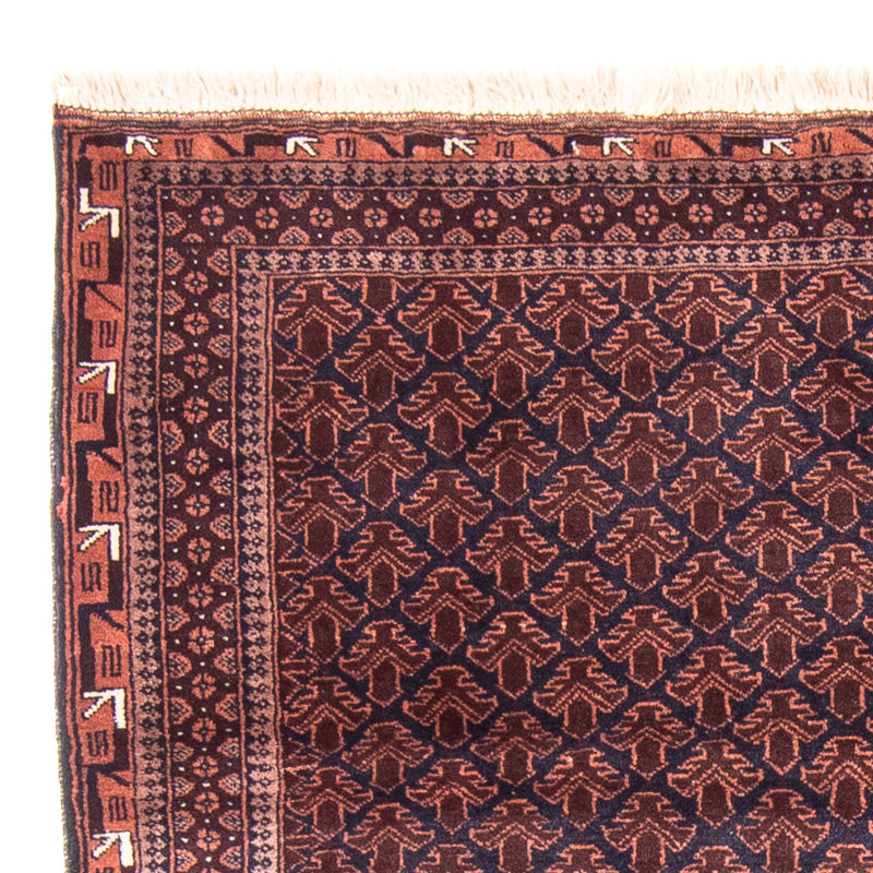 Baluch tapijt - Gebedskleed - 138 x 93 cm - donkerblauw