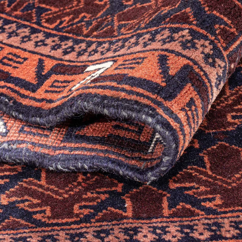 Baluch tapijt - Gebedskleed - 138 x 93 cm - donkerblauw