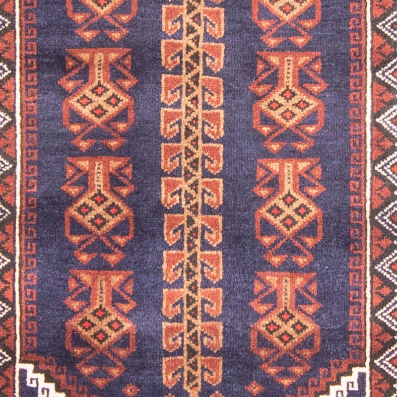 Baluch tapijt - Gebedskleed - 147 x 92 cm - blauw