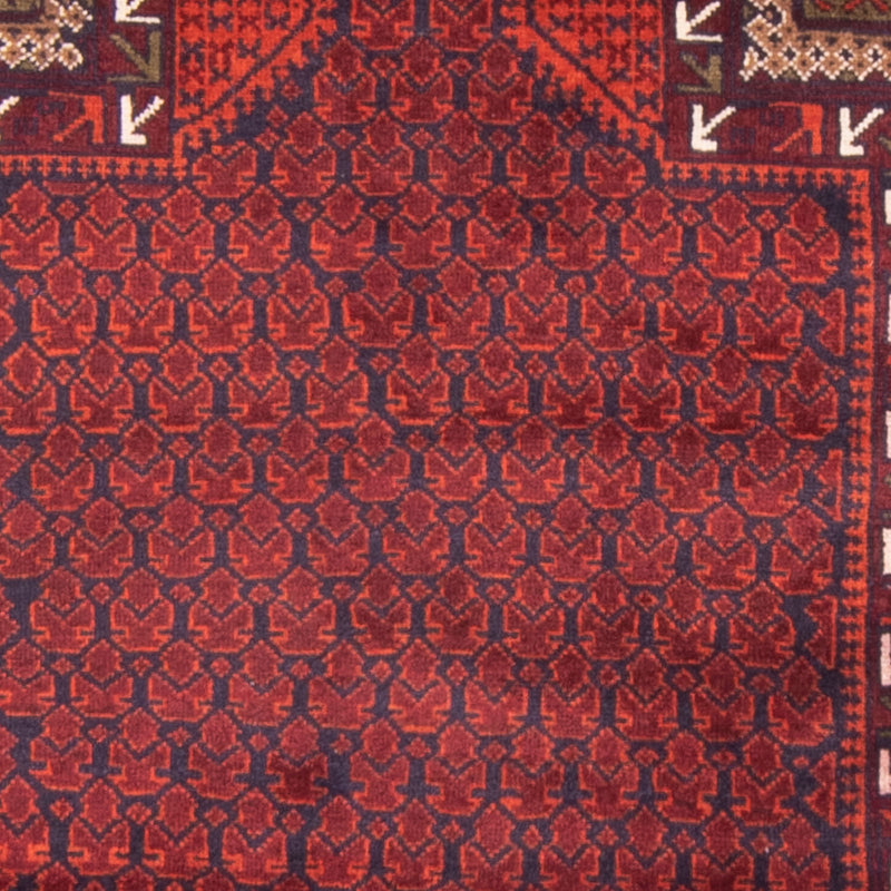 Baluch tapijt - Gebedskleed - 150 x 96 cm - rood