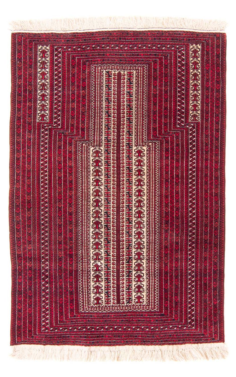 Baluch tapijt - Gebedskleed - 149 x 98 cm - beige