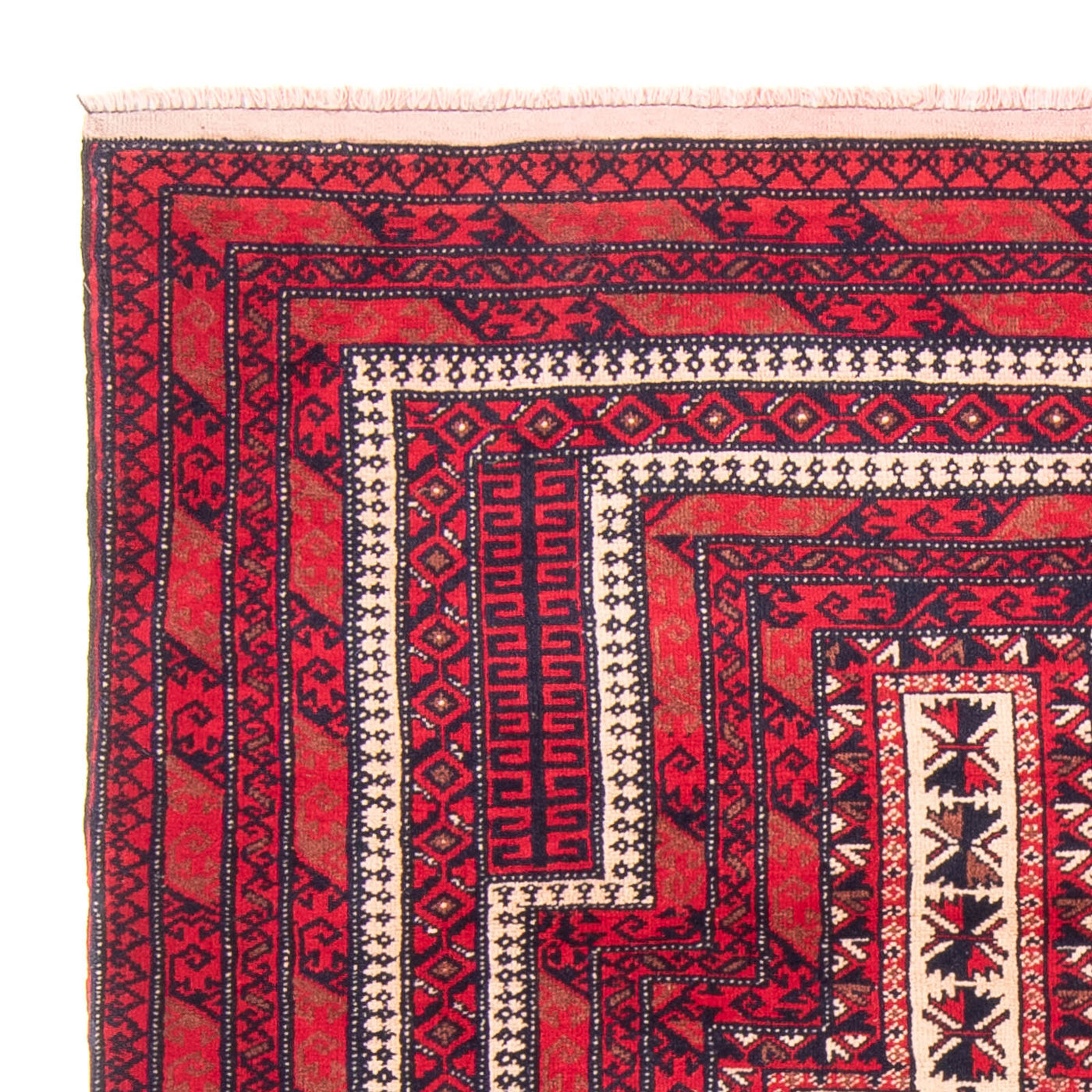 Baluch tapijt - Gebedskleed - 135 x 100 cm - beige