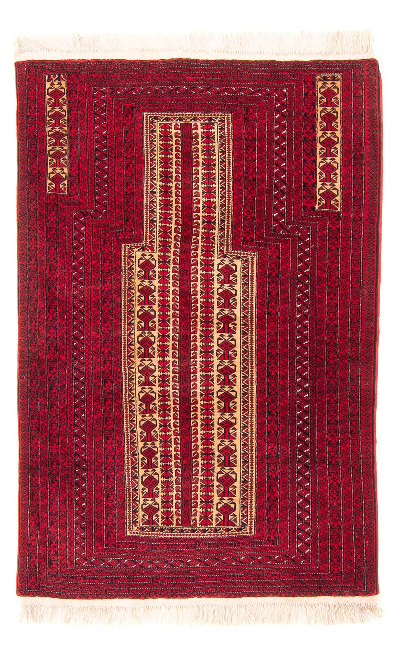 Baluch tapijt - Gebedskleed - 132 x 92 cm - beige