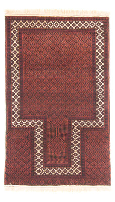 Baluch tapijt - Gebedskleed - 142 x 85 cm - rood