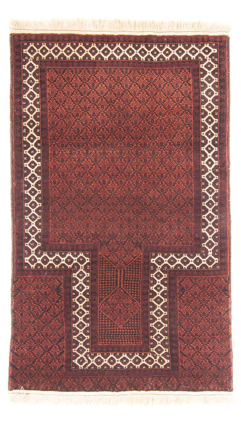 Baluch tapijt - Gebedskleed - 142 x 85 cm - rood