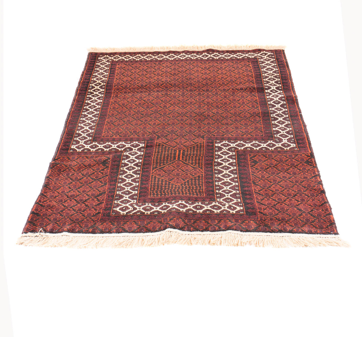 Baluch tapijt - Gebedskleed - 142 x 85 cm - rood