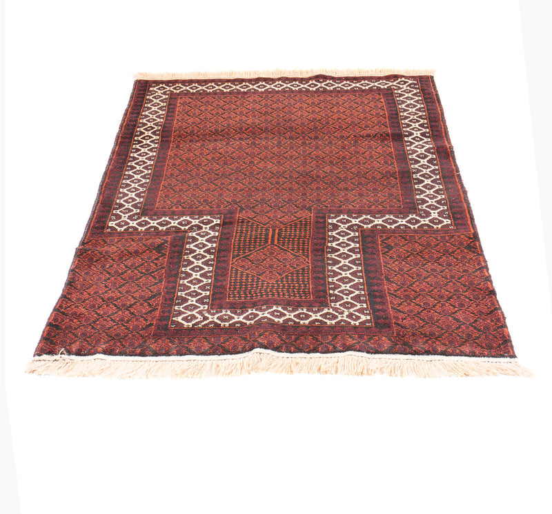 Baluch tapijt - Gebedskleed - 142 x 85 cm - rood