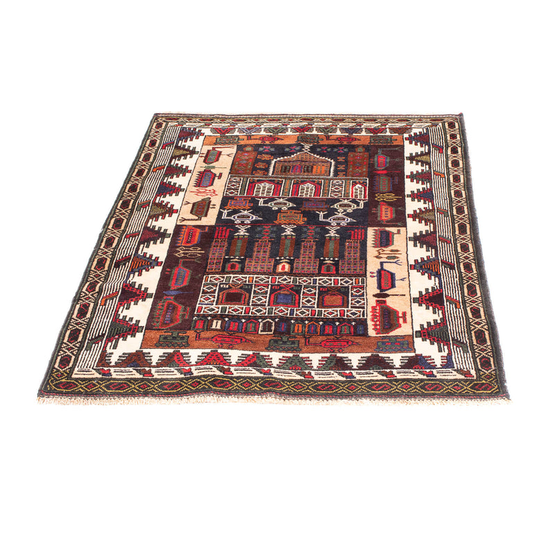 Baluch tapijt - Gebedskleed - 120 x 85 cm - donkerblauw