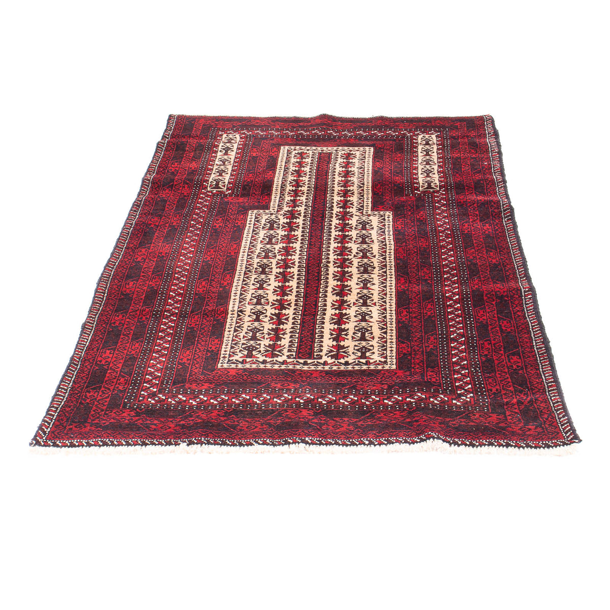 Baluch tapijt - Gebedskleed - 154 x 93 cm - beige
