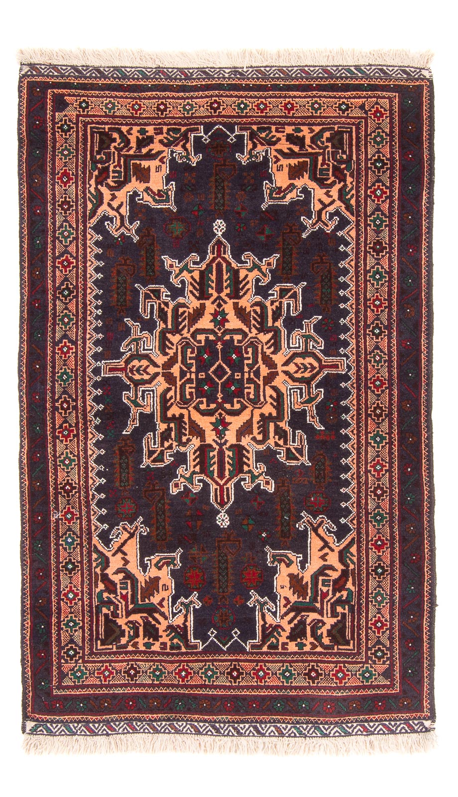Baluch tapijt - 150 x 89 cm - donkerblauw