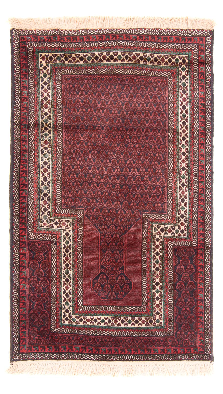Baluch tapijt - Gebedskleed - 150 x 92 cm - donkerblauw