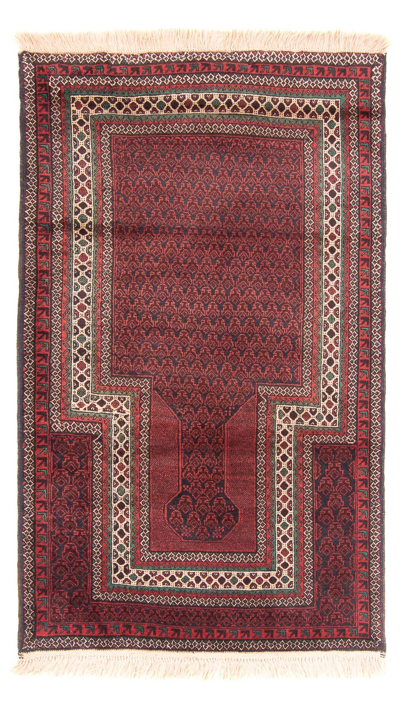 Baluch tapijt - Gebedskleed - 150 x 92 cm - donkerblauw
