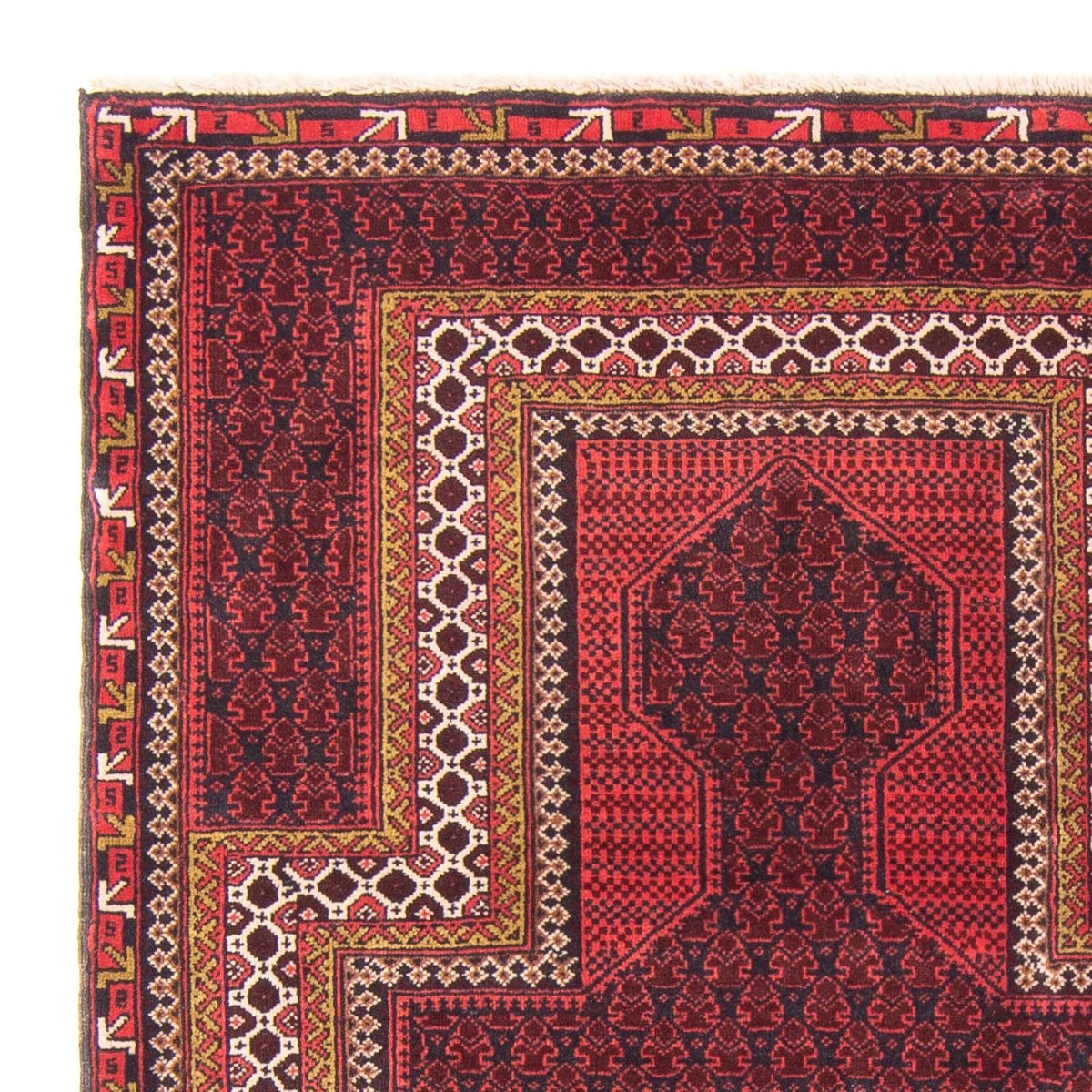 Baluch tapijt - Gebedskleed - 140 x 91 cm - donkerblauw