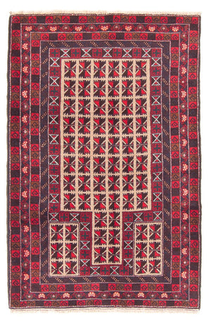 Baluch tapijt - Gebedskleed - 140 x 93 cm - beige