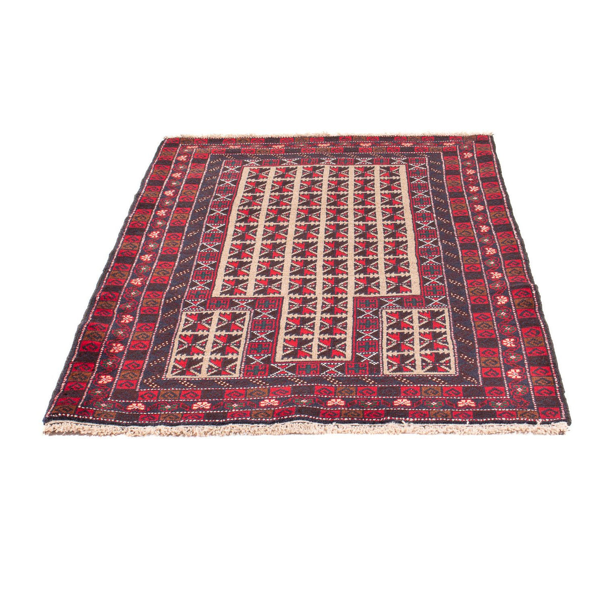 Baluch tapijt - Gebedskleed - 140 x 93 cm - beige