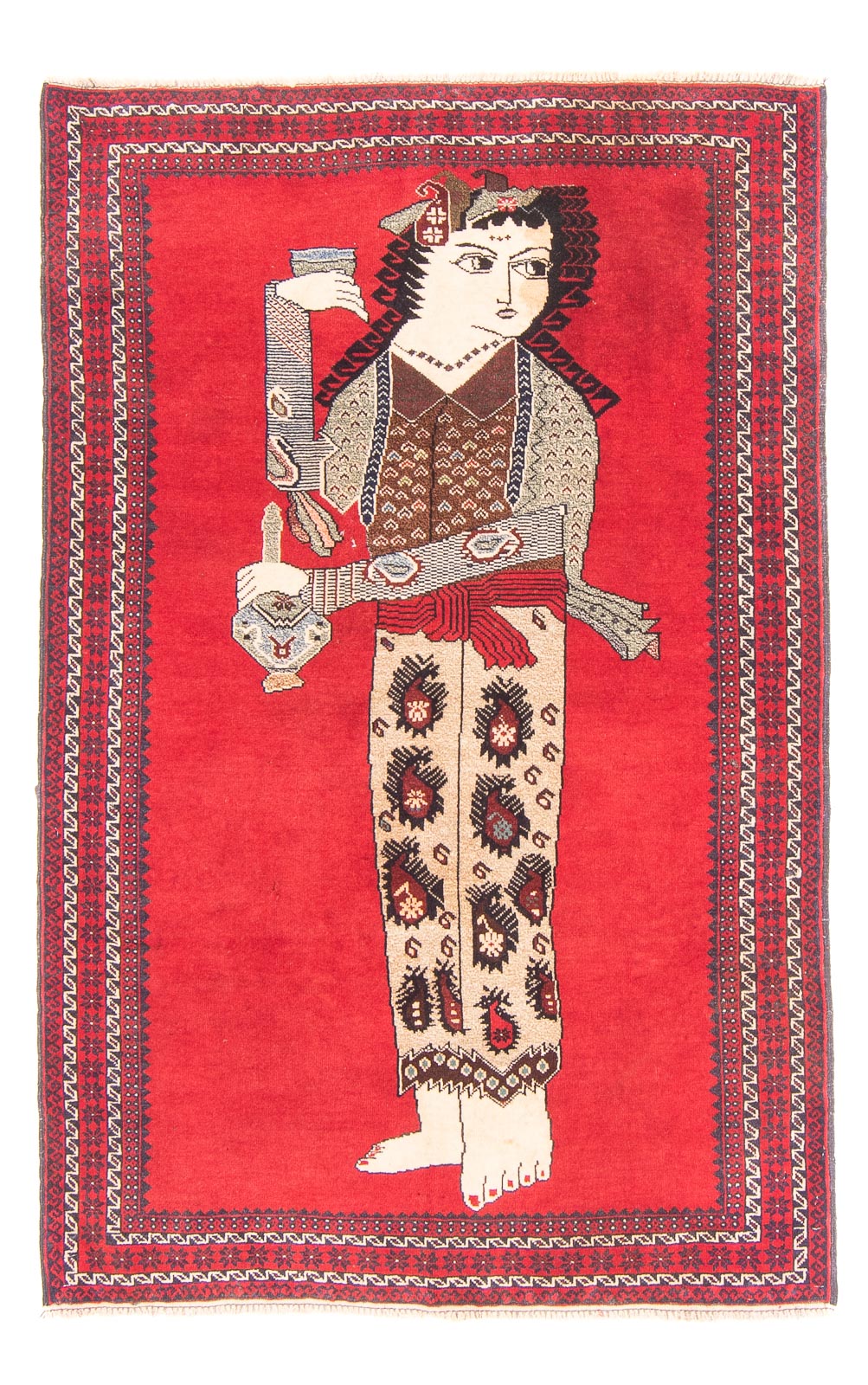 Baluch tapijt - 138 x 89 cm - rood