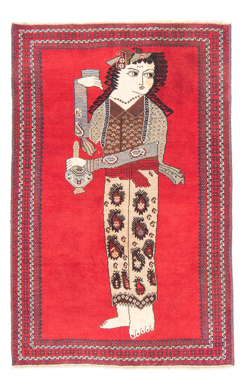 Baluch tapijt - 138 x 89 cm - rood