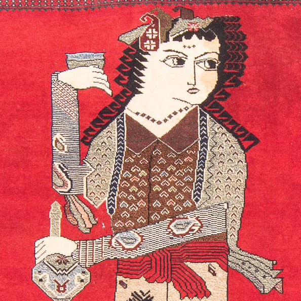 Baluch tapijt - 138 x 89 cm - rood