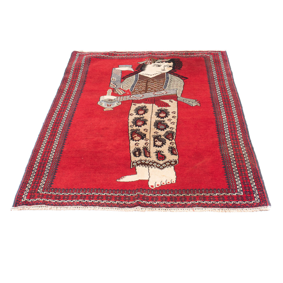 Baluch tapijt - 138 x 89 cm - rood