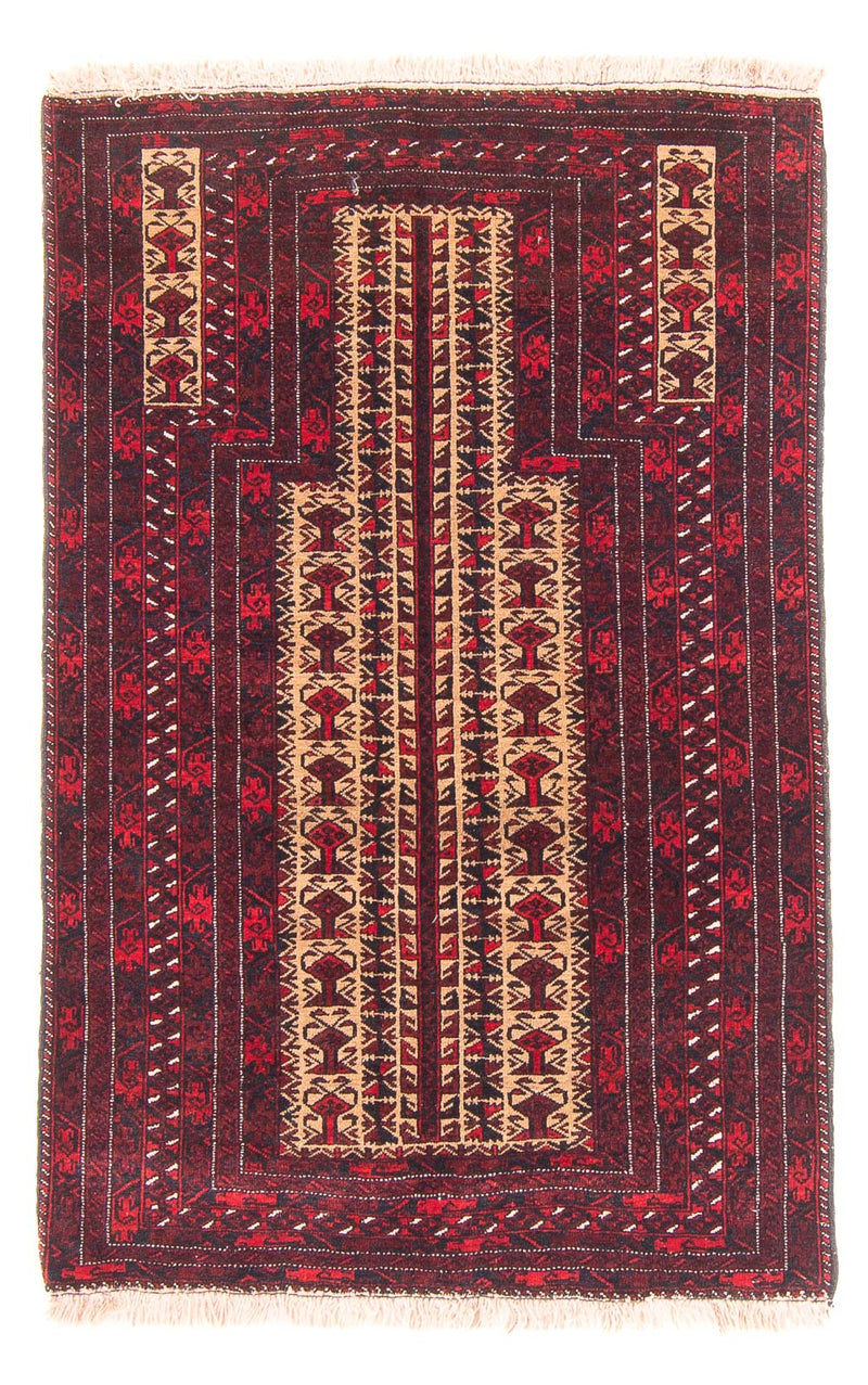 Baluch tapijt - Gebedskleed - 130 x 83 cm - beige