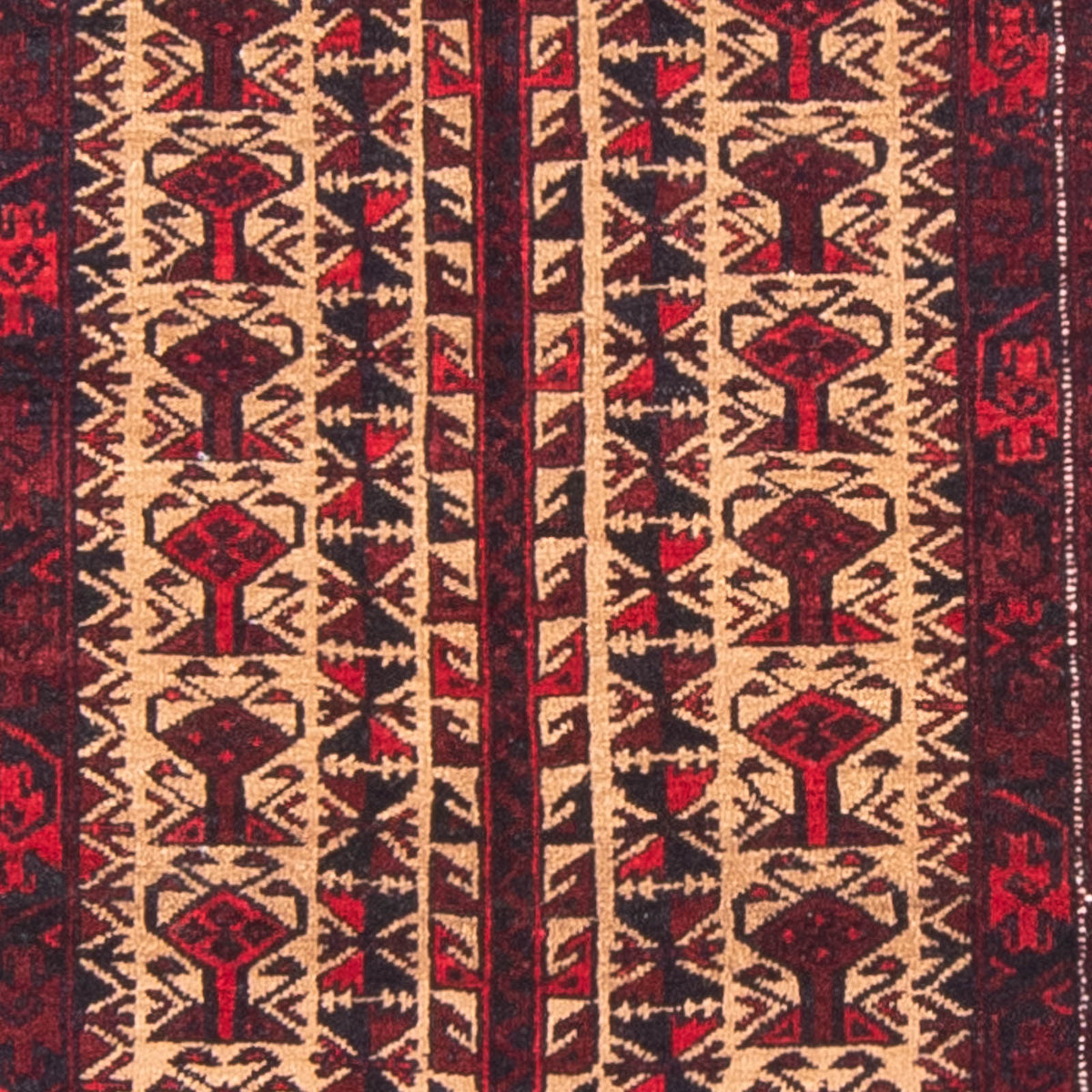 Baluch tapijt - Gebedskleed - 130 x 83 cm - beige