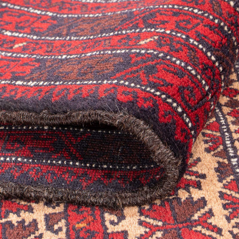 Baluch tapijt - Gebedskleed - 140 x 90 cm - goud