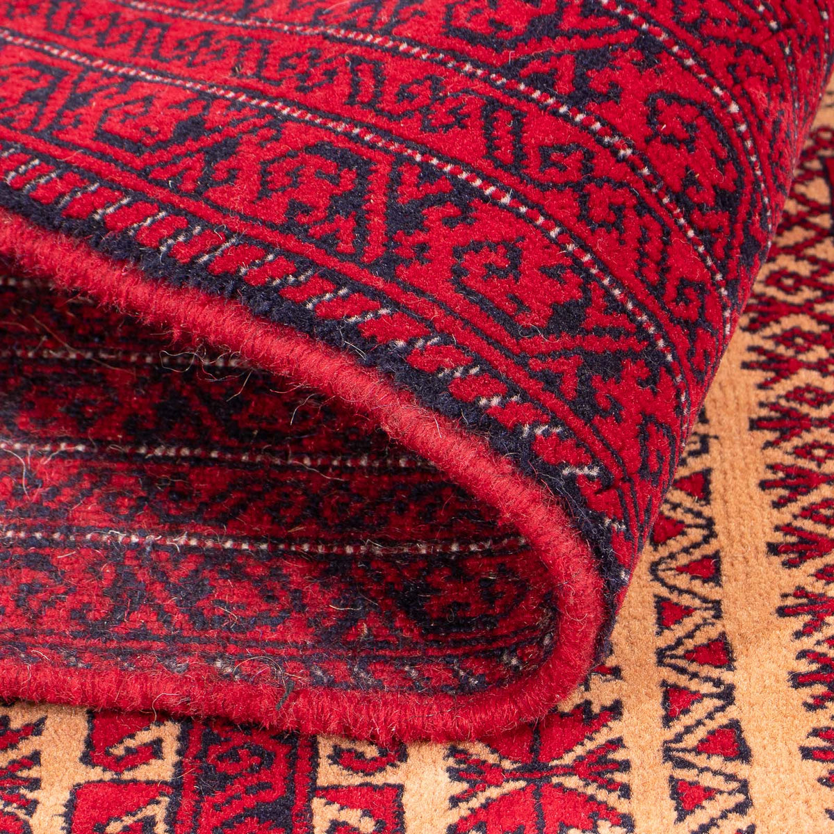 Baluch tapijt - Gebedskleed - 148 x 97 cm - goud