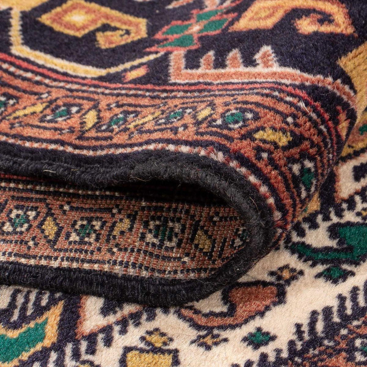 Baluch tapijt - Gebedskleed - 126 x 82 cm - veelkleurig