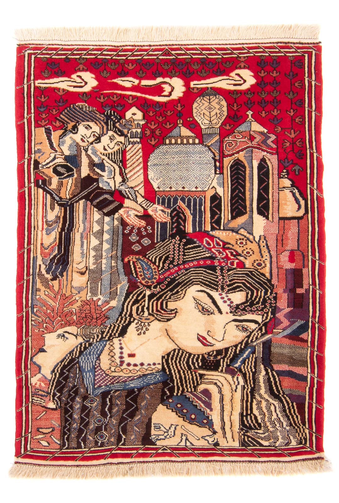 Baluch tapijt - 124 x 89 cm - veelkleurig