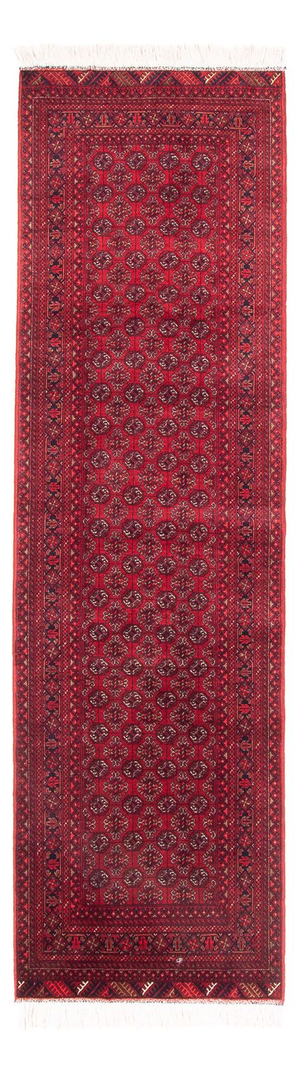 Loper Afghaans tapijt - Bukhara - 290 x 80 cm - rood
