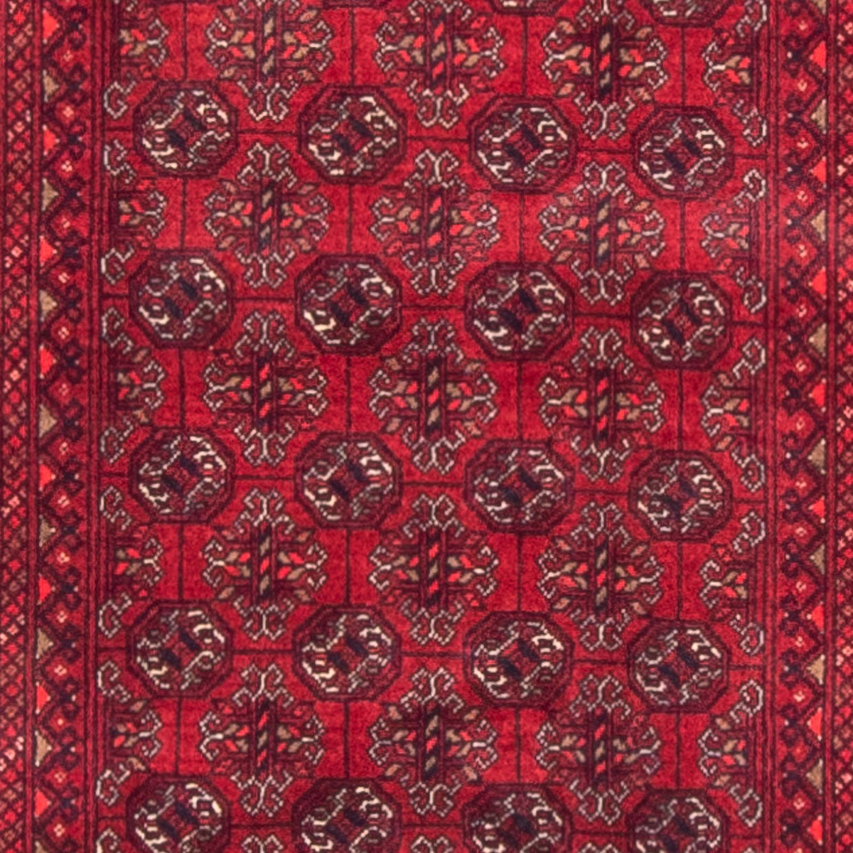 Loper Afghaans tapijt - Bukhara - 290 x 80 cm - rood
