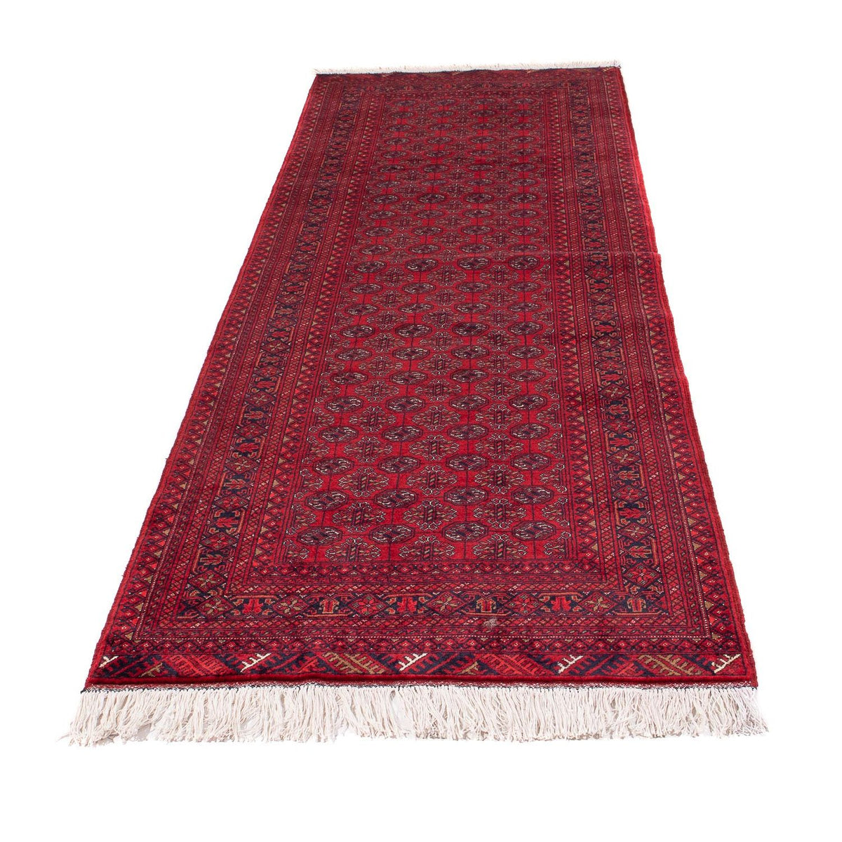 Loper Afghaans tapijt - Bukhara - 290 x 80 cm - rood