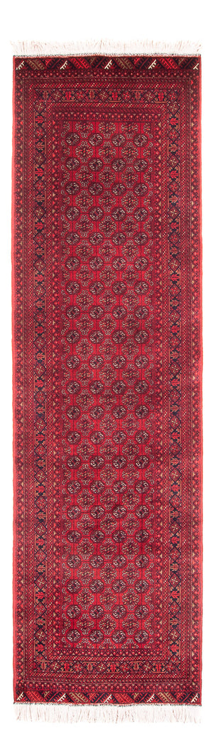 Loper Afghaans tapijt - Bukhara - 290 x 80 cm - rood