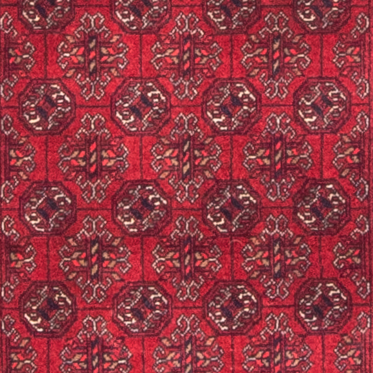 Loper Afghaans tapijt - Bukhara - 290 x 80 cm - rood