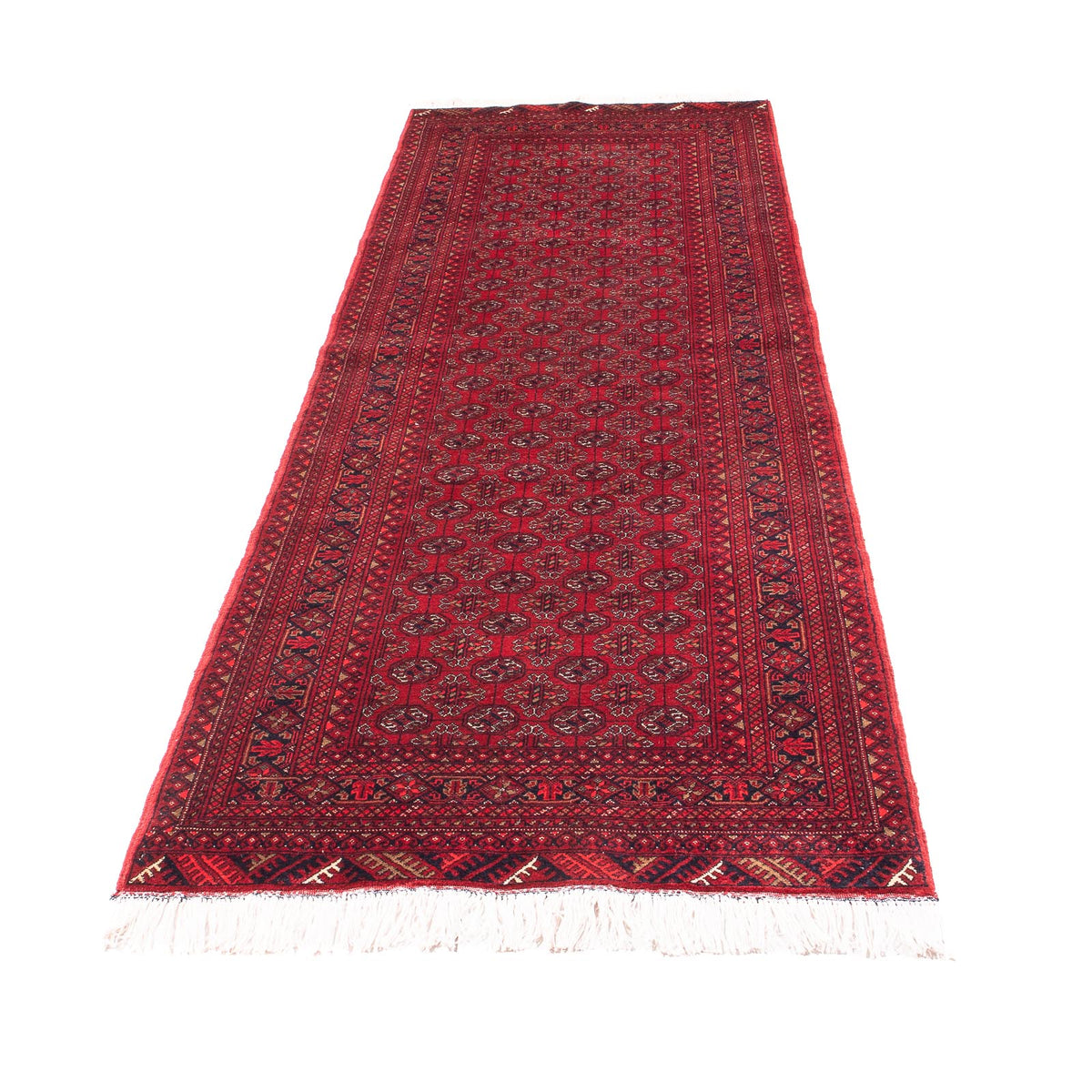 Loper Afghaans tapijt - Bukhara - 290 x 80 cm - rood