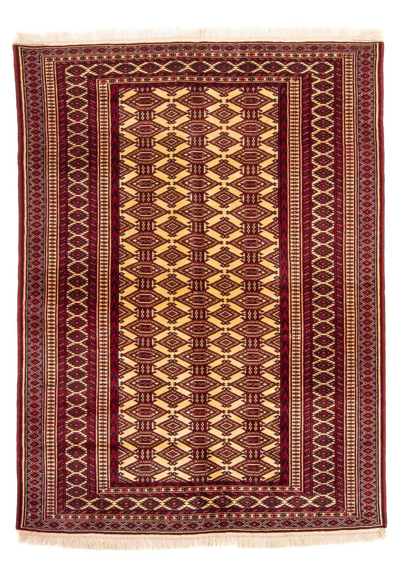 Turkaman tapijt - 176 x 128 cm - beige