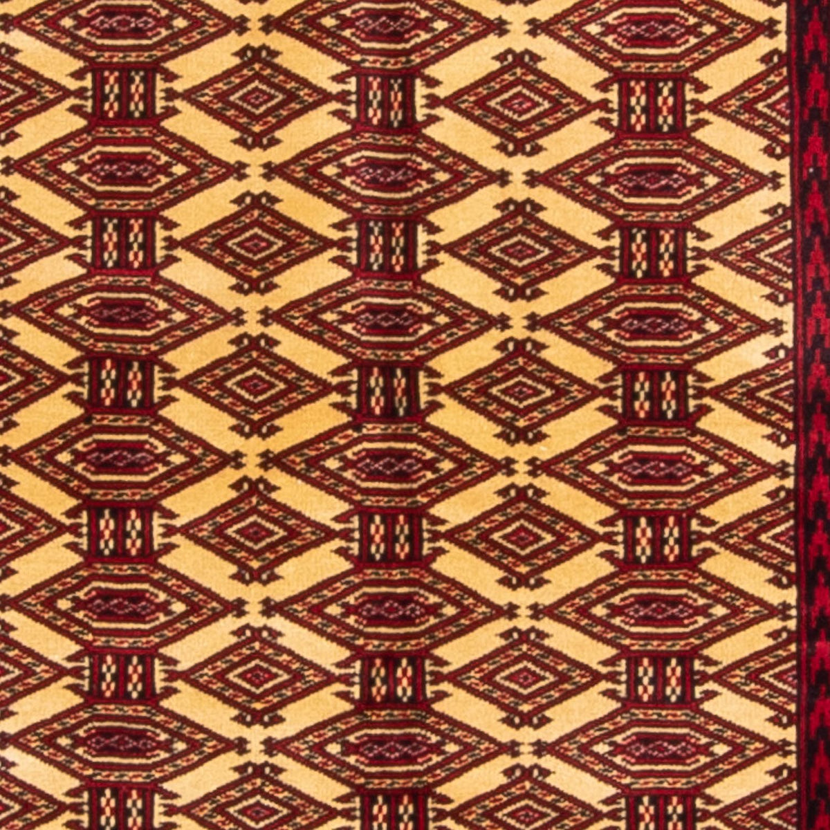 Turkaman tapijt - 176 x 128 cm - beige