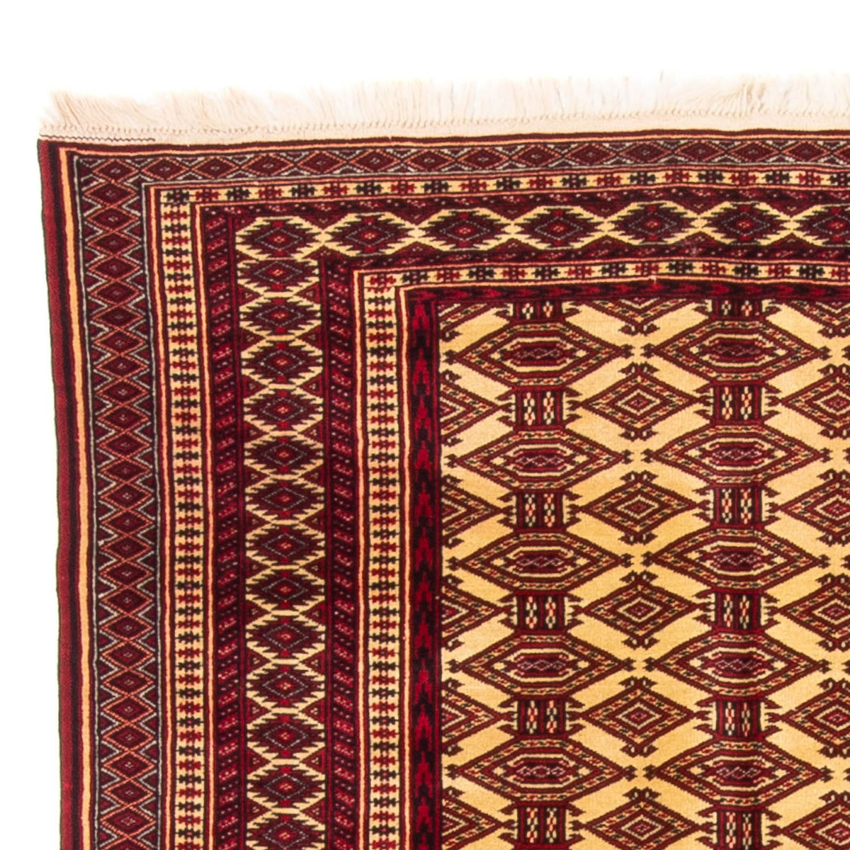 Turkaman tapijt - 176 x 128 cm - beige