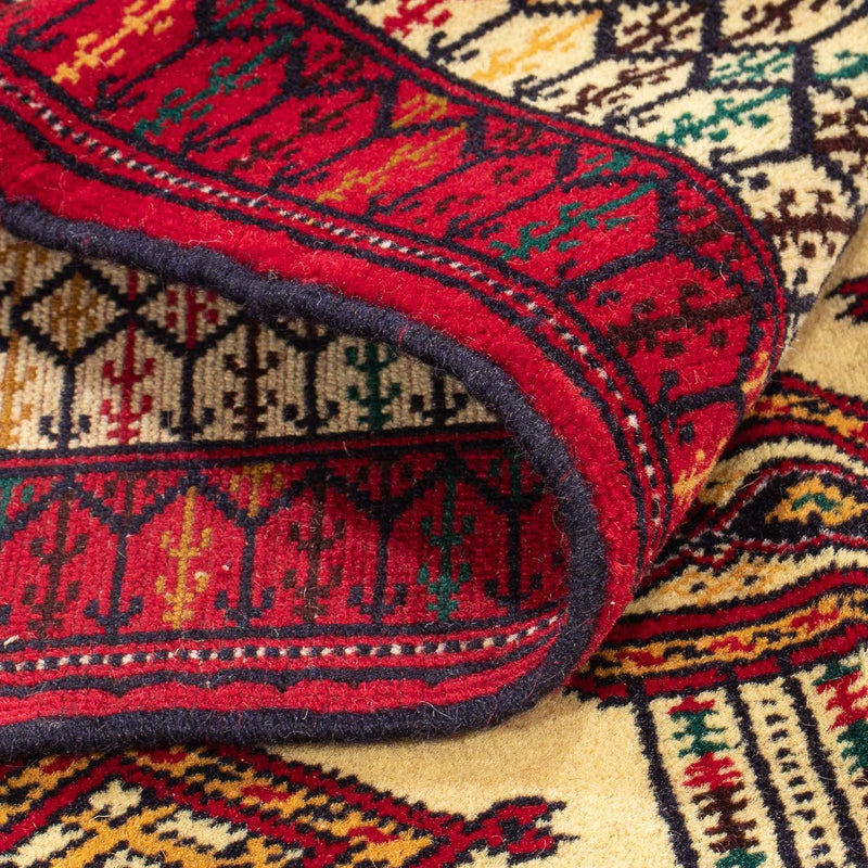 Turkaman tapijt - 167 x 120 cm - beige