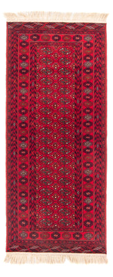 Loper Afghaans tapijt - 200 x 80 cm - rood