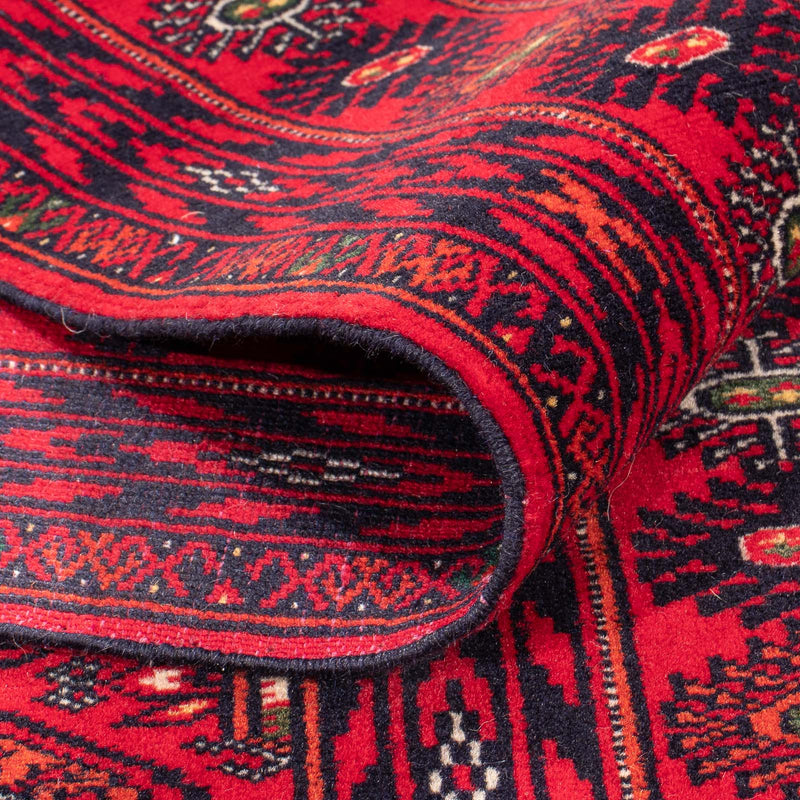 Loper Afghaans tapijt - 190 x 82 cm - rood