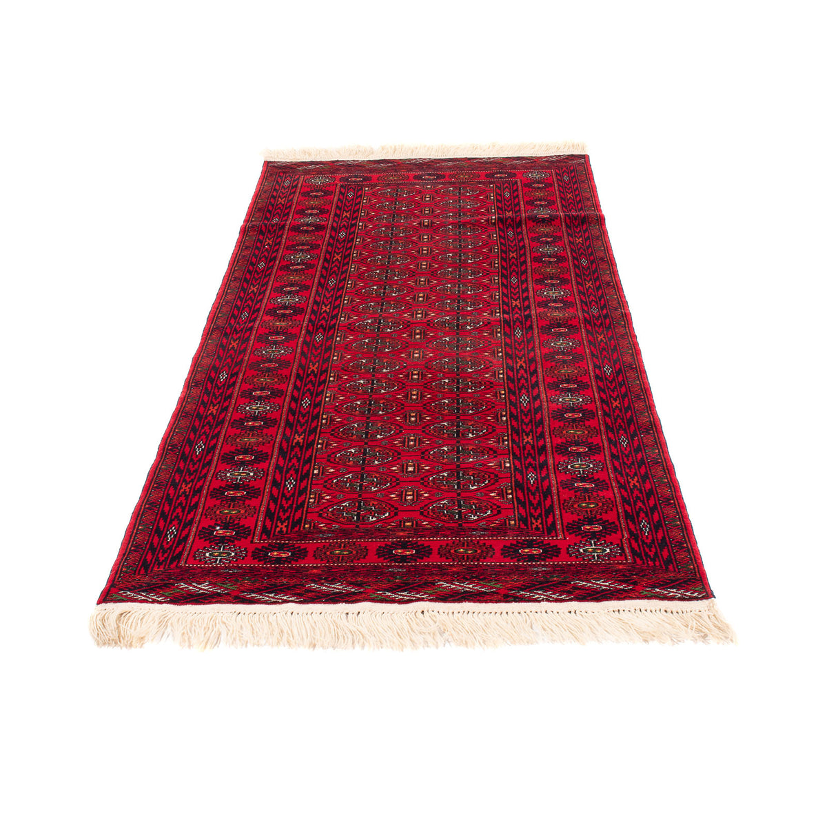 Loper Afghaans tapijt - 190 x 82 cm - rood