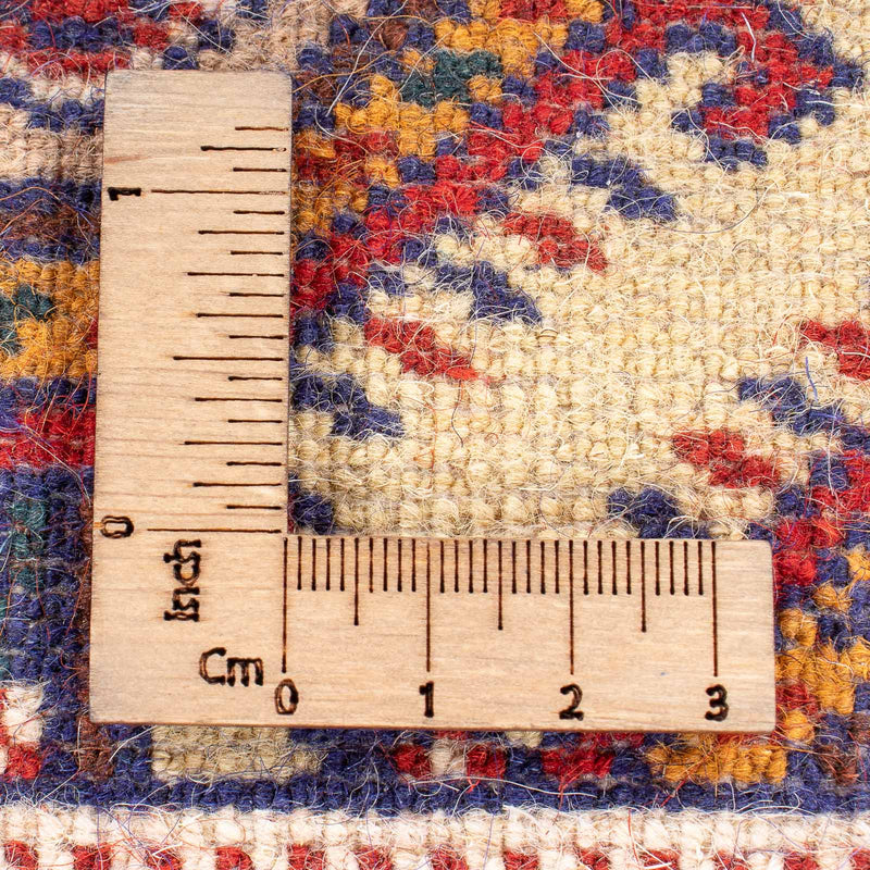 Loper Afghaans tapijt - 390 x 90 cm - beige