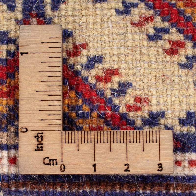 Loper Afghaans tapijt - 390 x 90 cm - beige