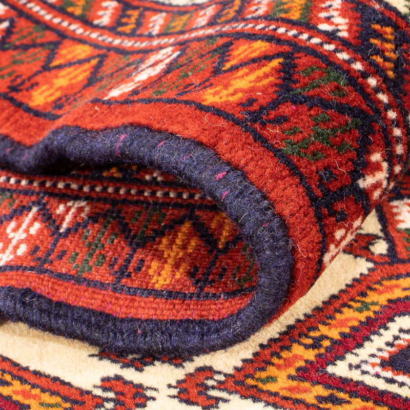 Loper Turkaman tapijt - 185 x 85 cm - beige