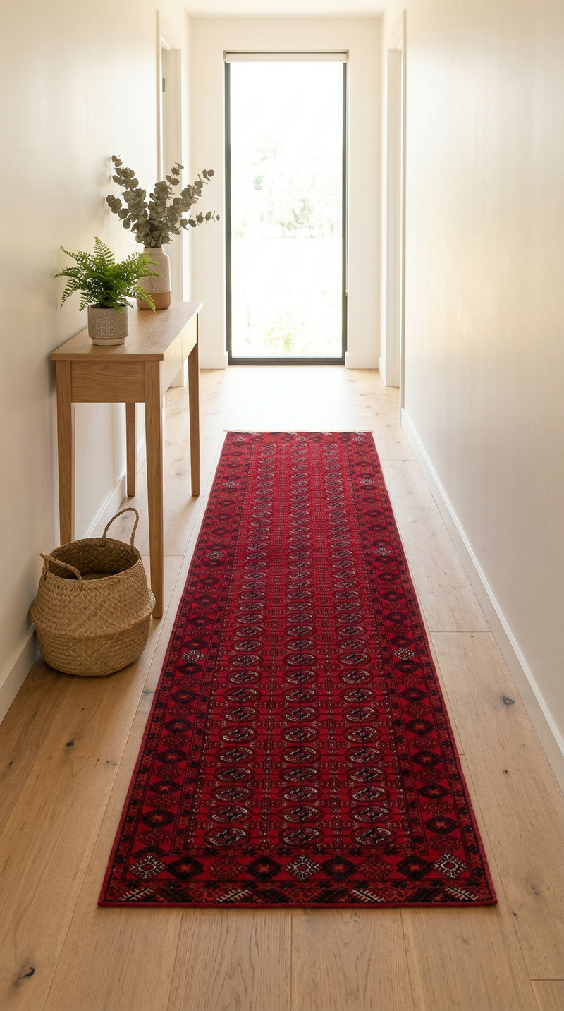 Afghaans tapijt 258x85cm - Oosters Tapijt